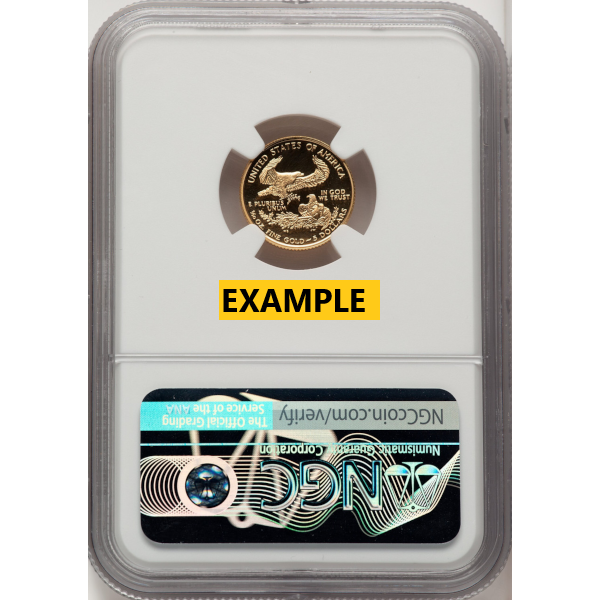 AMERICAN GOLD EAGLE NGC AND PCGS - 1/10 OZ AMERICAN GOLD EAGLE NGC70 PROOF - .1GEN70PR