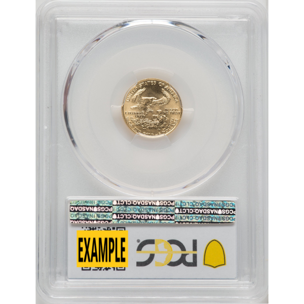 AMERICAN GOLD EAGLE NGC AND PCGS - 1/10 OZ AMERICAN GOLD EAGLE PCGS70 - .1GEP70