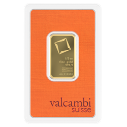 Valcambi 1/2 oz .9999 Gold Bar