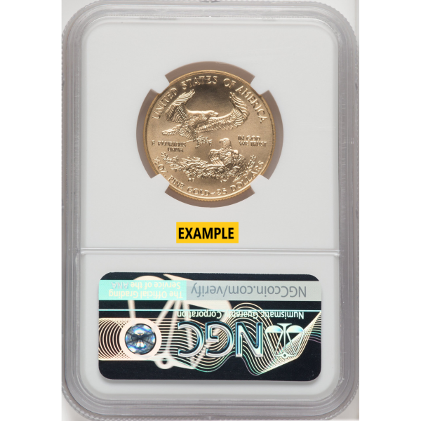 AMERICAN GOLD EAGLE NGC AND PCGS - 1/2 OZ AMERICAN GOLD EAGLE NGC MS69 - .5GEN69