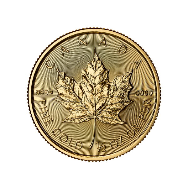 CANADIAN GOLD - 2025 1/2 OZ CANADIAN GOLD MAPLE LEAF - .5GML25