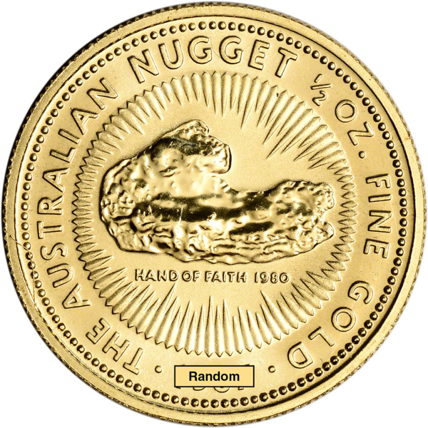AUSTRALIAN GOLD - 1/2 OZ AUSTRALIAN GOLD NUGGET - .5NUGGET