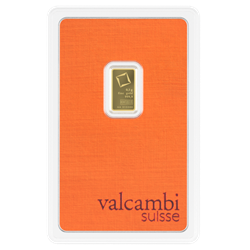 Valcambi 1/2g .9999 Gold Bar