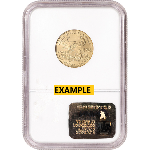 AMERICAN GOLD EAGLE NGC AND PCGS - 2002 1/4 OZ AMERICAN GOLD EAGLE NGC69 - .25GE02NGC69