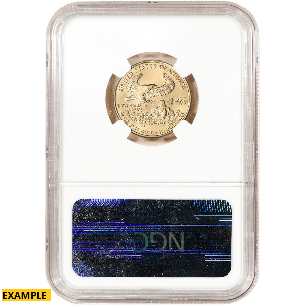 AMERICAN GOLD EAGLE NGC AND PCGS - 1986 1/4 OZ AMERICAN GOLD EAGLE NGC MS69 - .25GE86NGC69