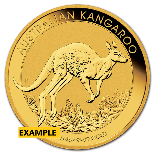 AUSTRALIAN GOLD - 1/4 OZ AUSTRALIAN GOLD KANGAROO (NO PLASTIC) - .25KANGNP