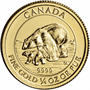 2015 1/4 OZ CANADIAN GOLD POLAR BEAR AND CUB