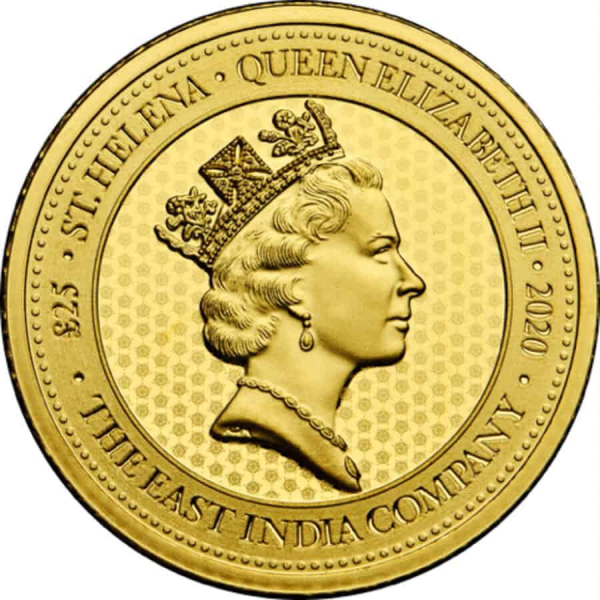 WORLD GOLD - .25 OZ SAINT HELENA GOLD SCEPTRE GUINEA - .25GSSC