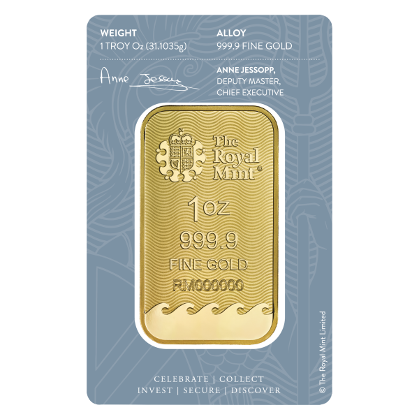 1 OZ GOLD BAR BRITANNIA