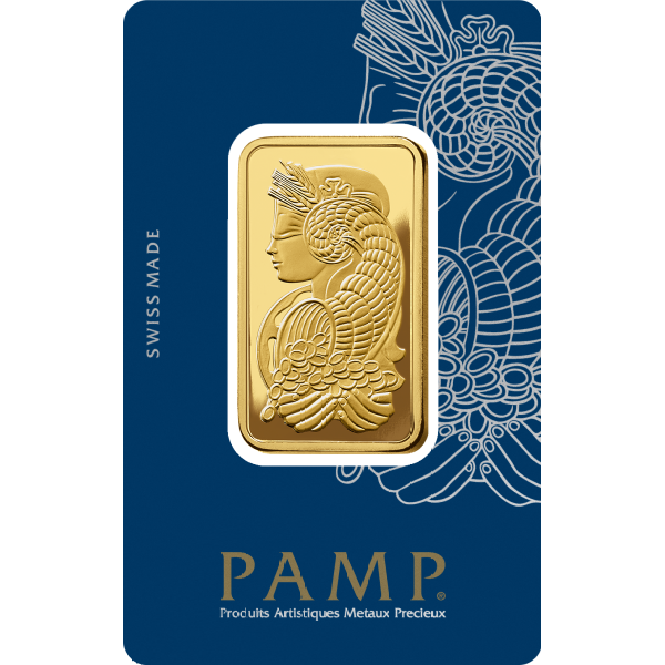 1/2 OZ GOLD BAR PAMP FORTUNA