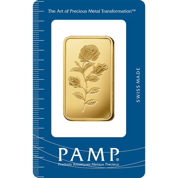 GOLD BARS 1 OZ - 1 OZ GOLD BAR PAMP ROSA - 1GBPAR