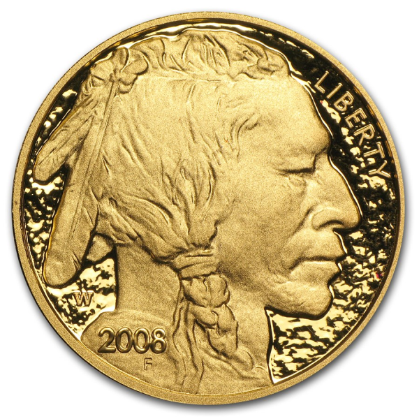AMERICAN GOLD BUFFALO - 2008 1 OZ AMERICAN GOLD BUFFALO PROOF - 1PRFB08