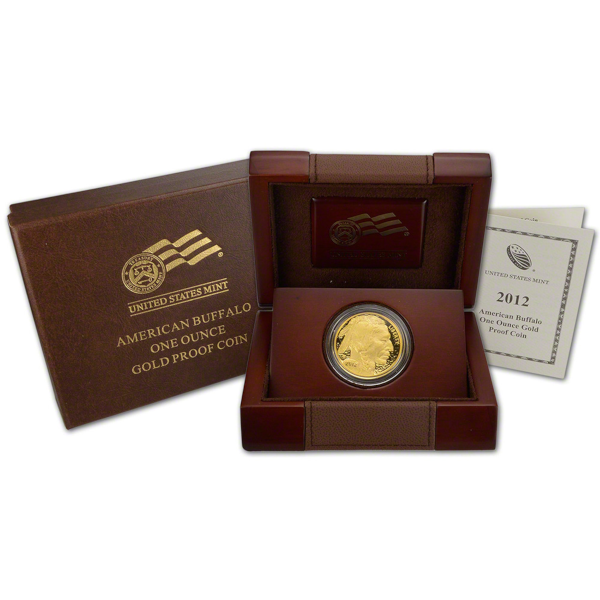 AMERICAN GOLD BUFFALO - 2012 1 OZ AMERICAN GOLD BUFFALO PROOF - 1PRFB12