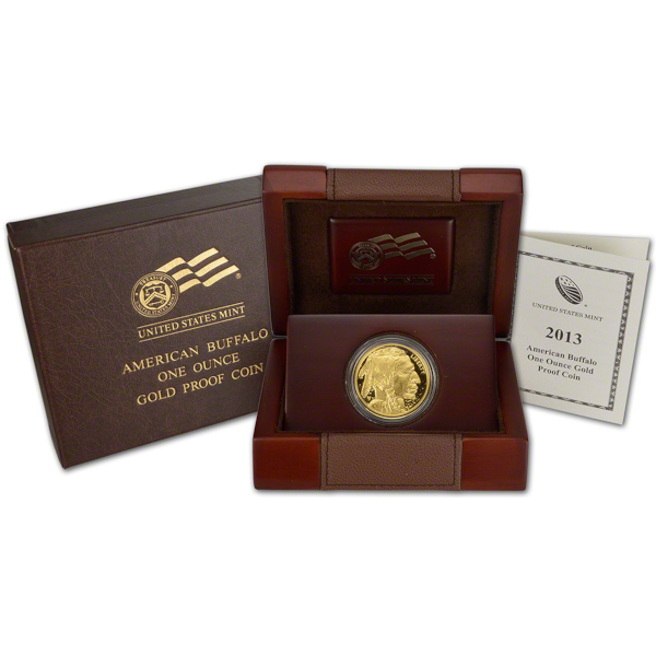 AMERICAN GOLD BUFFALO - 2013 1 OZ AMERICAN GOLD BUFFALO PROOF - 1GBU13PR