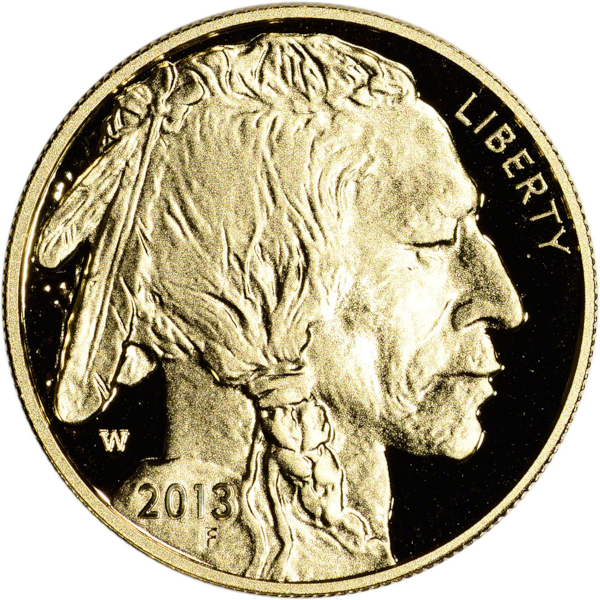 AMERICAN GOLD BUFFALO - 2013 1 OZ AMERICAN GOLD BUFFALO PROOF - 1GBU13PR