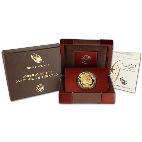 AMERICAN GOLD BUFFALO - 2014 1 OZ AMERICAN GOLD BUFFALO PROOF - 1PRFB14