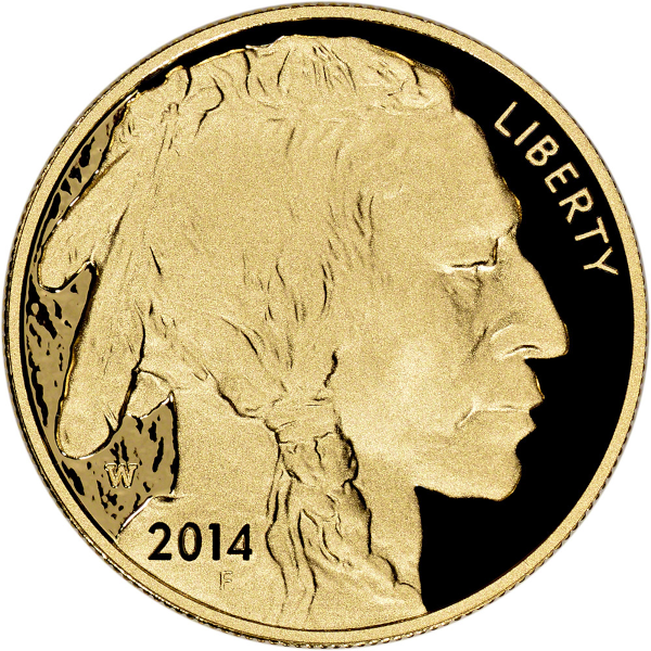 AMERICAN GOLD BUFFALO - 2014 1 OZ AMERICAN GOLD BUFFALO PROOF - 1PRFB14