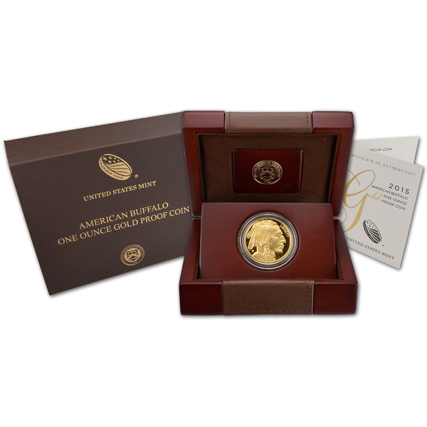 AMERICAN GOLD BUFFALO - 2015 1 OZ AMERICAN GOLD BUFFALO PROOF - 1PRFB15