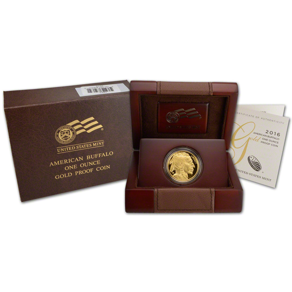 AMERICAN GOLD BUFFALO - 2016 1 OZ AMERICAN GOLD BUFFALO PROOF - 1GBU16PR