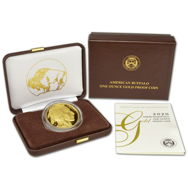 AMERICAN GOLD BUFFALO - 2020 1 OZ AMERICAN GOLD BUFFALO PROOF - 1GBU20PR
