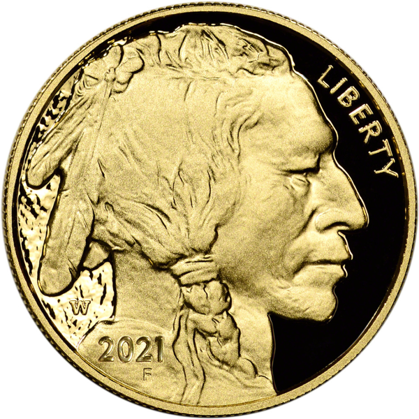 AMERICAN GOLD BUFFALO - 2021 1 OZ AMERICAN GOLD BUFFALO PROOF - 1GBU21PR