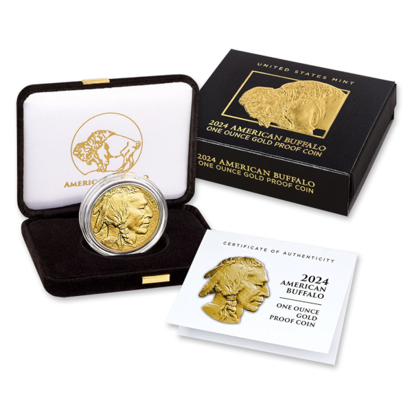 AMERICAN GOLD BUFFALO - 2024 1 OZ AMERICAN GOLD BUFFALO PROOF - 1GBU24PR