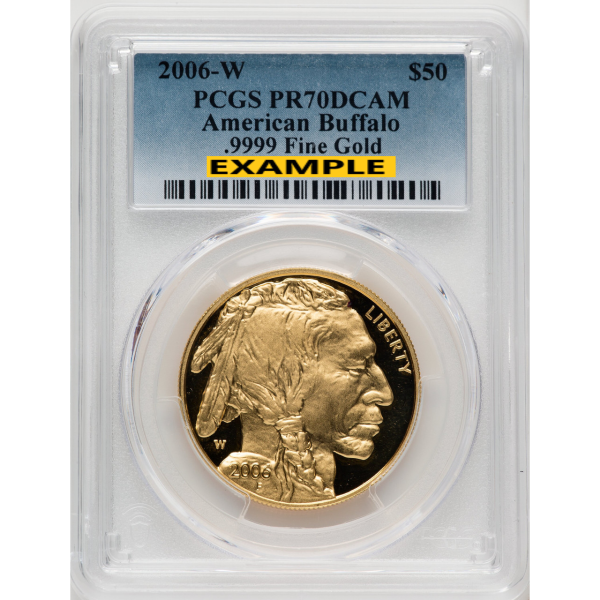 AMERICAN GOLD BUFFALO NGC AND PCGS - 1 OZ AMERICAN GOLD BUFFALO PCGS PROOF 70 - 1GBUP70PR