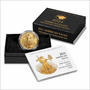2021 W 1 OZ GOLD EAGLE TYPE 2 BURNISHED WITH OGP