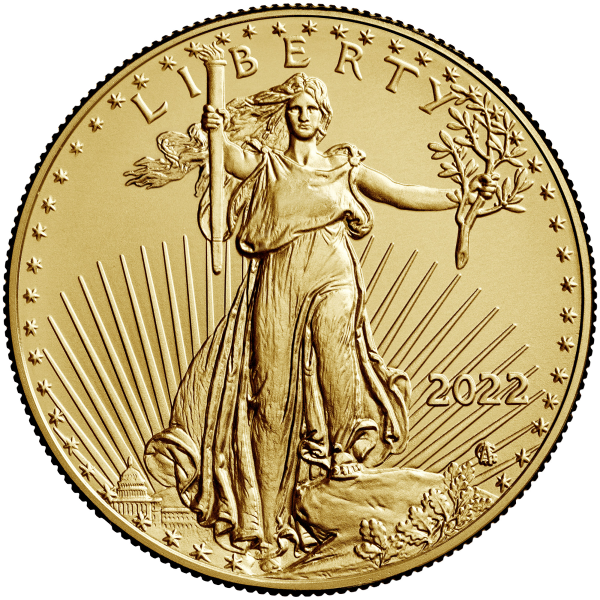 1oz American Gold Eagle - 1EAGLE
