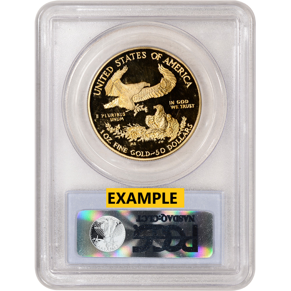 AMERICAN GOLD EAGLE NGC AND PCGS - 1OZ AMERICAN GOLD EAGLE PCGS70 PROOF - 1GEP70PR