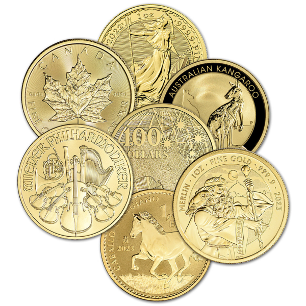 WORLD GOLD - 1 OZ GOLD COIN MISC TYPE - 1GLP