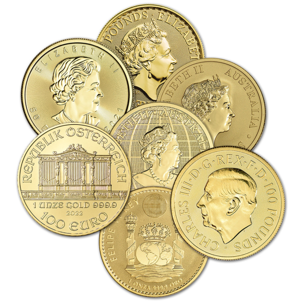 WORLD GOLD - 1 OZ GOLD COIN MISC TYPE - 1GLP