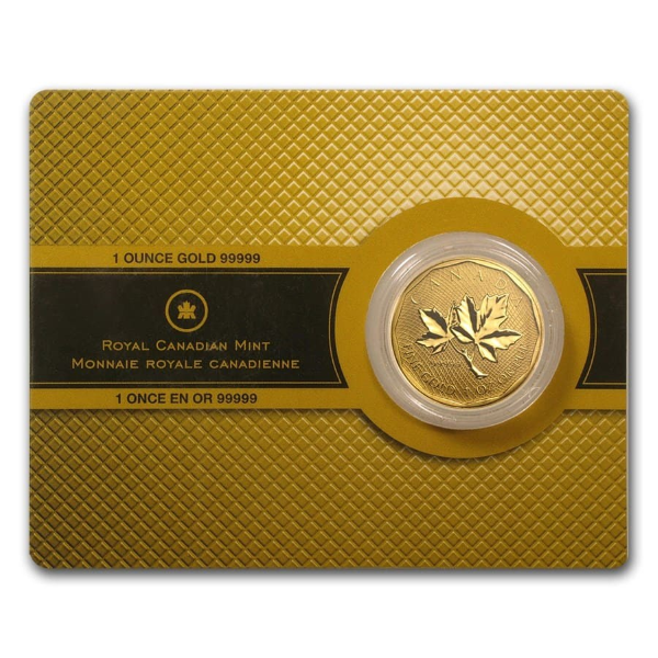 2007 1 OZ CANADIAN GOLD MAPLE LEAF .99999 FINE