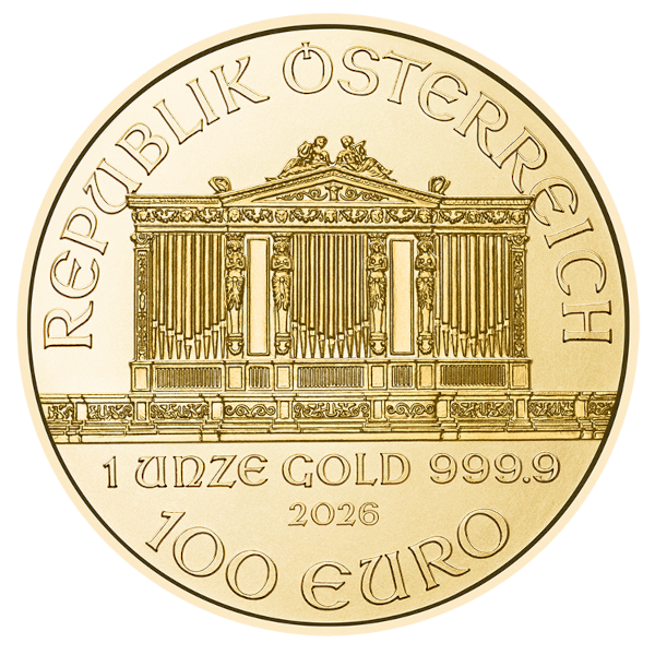 2026 1oz Austrian Gold Philharmonic 