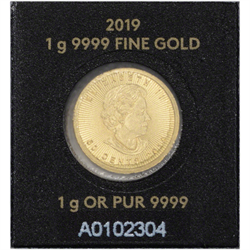 1g Canadian Gold Maplegram