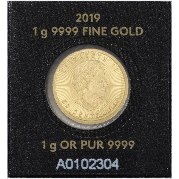 CANADIAN GOLD - 1 GRAM GOLD MAPLEGRAM - 1GRGBMULTIM