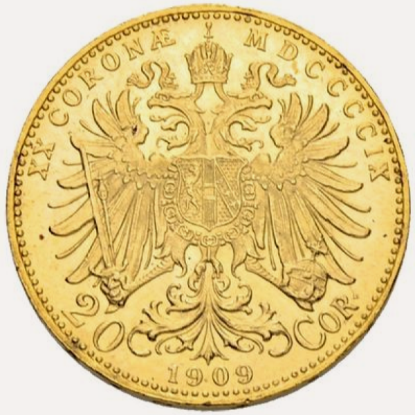 20 CORONA GOLD COIN