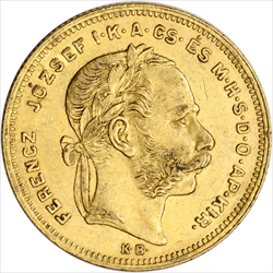 20 FRANC HUNGARY 8 FORINT