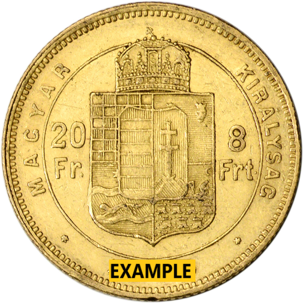 20 FRANC HUNGARY 8 FORINT