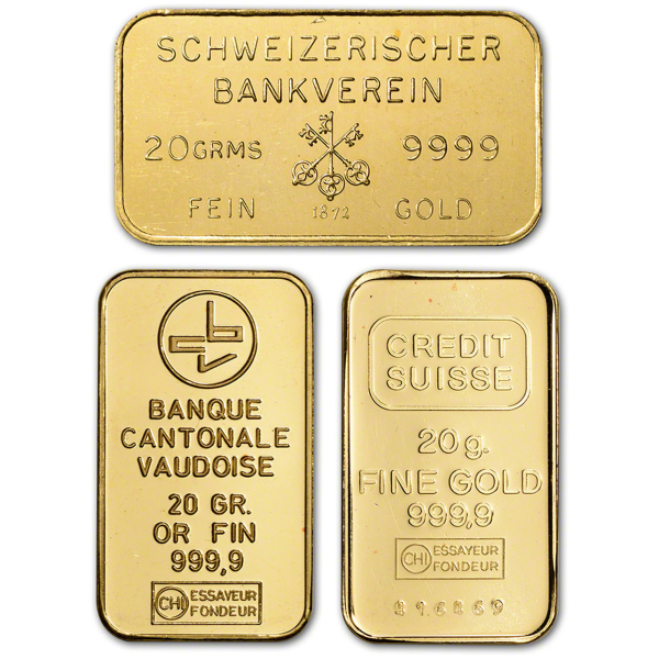 20 GRAM GOLD BAR RANDOM BRAND