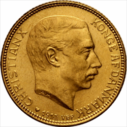 20 KRONER DENMARK GOLD COIN