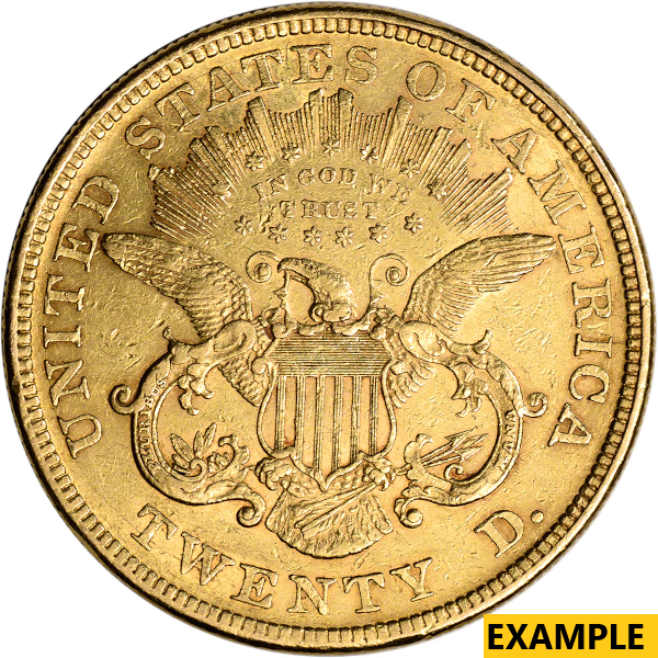 U.S. GOLD - $20 US GOLD LIBERTY TYPE 2 XF - 20LIBT2XF