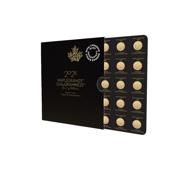 2025 25 GRAM GOLD MAPLEGRAM
