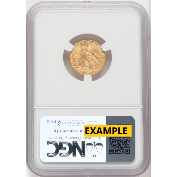 U.S. GOLD - $2.5 U.S. GOLD INDIAN NGC MS65 - R2.5INDNGC65