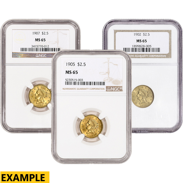 U.S. GOLD - $2.5 U.S. GOLD LIBERTY NGC65 - R2.5LIBNGC65