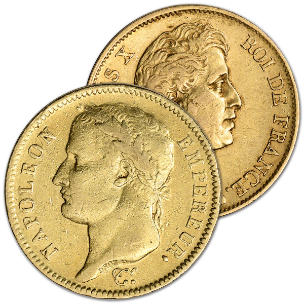WORLD GOLD - 40 FRANC GOLD COIN - 40FRAG