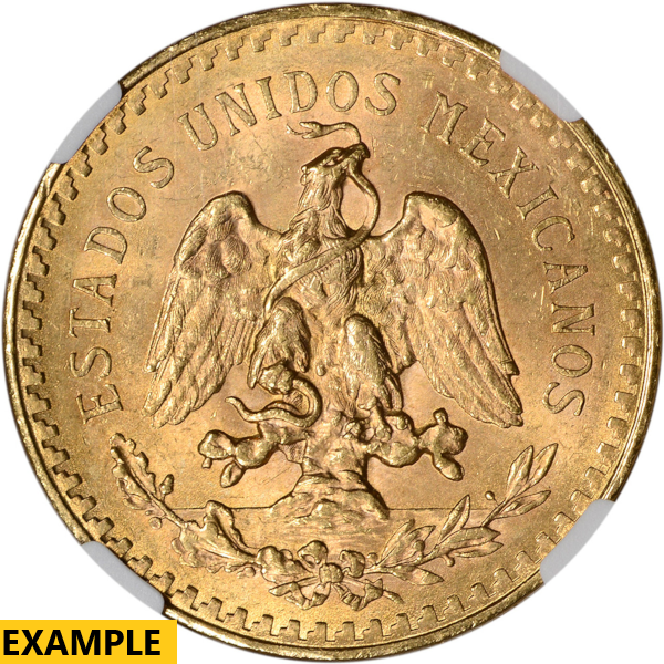 MEXICAN GOLD - 1924 MEXICO 50 PESO GOLD COIN - 50PESG1924