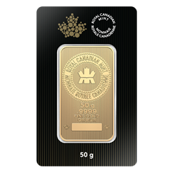 50 gram Gold Bar RCM