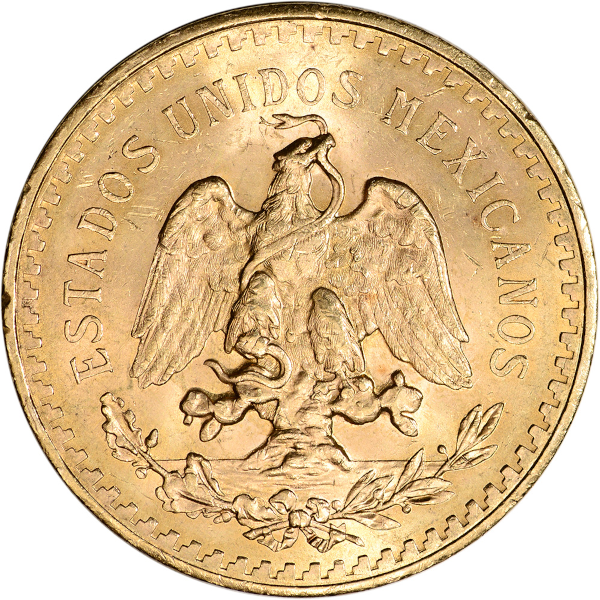 MEXICAN GOLD - 1944 MEXICO 50 PESO GOLD COIN - 50PESG1944
