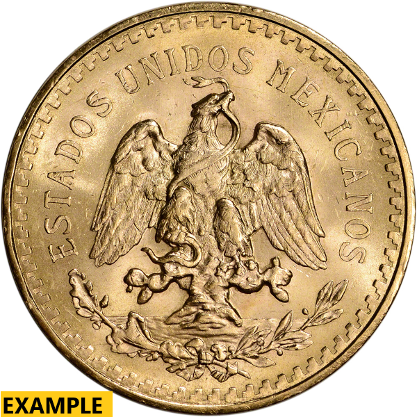 MEXICAN GOLD - 1945 MEXICO 50 PESO GOLD COIN - 50PESG1945